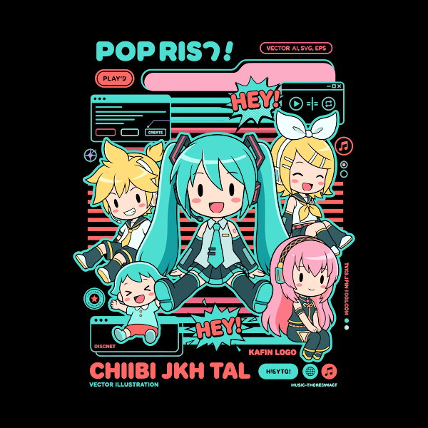 Vocaloid Chibi Party