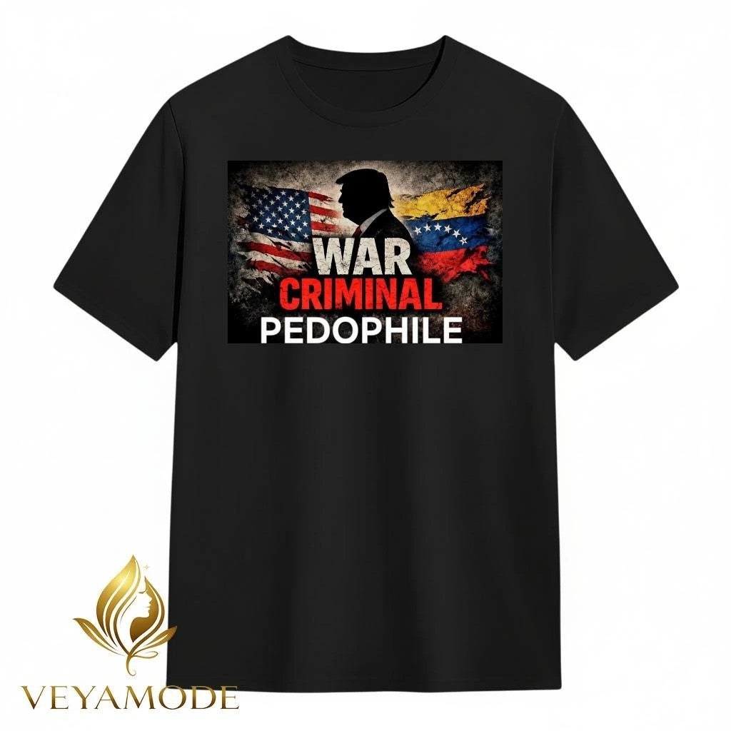 War Criminal Pedophile Trump tee Unisex , , , Long Sleeve Tee