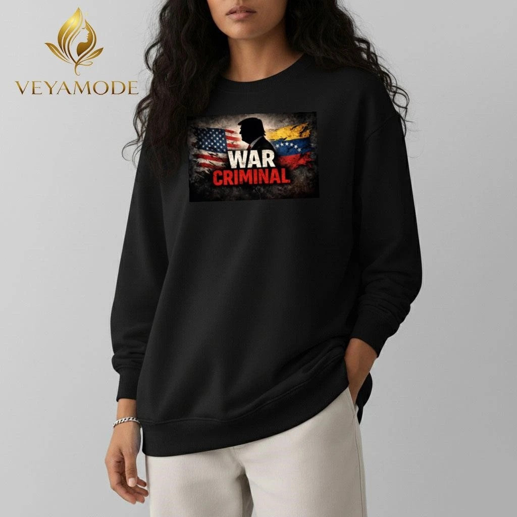 War Criminal Trump tee Unisex , , , Long Sleeve Tee