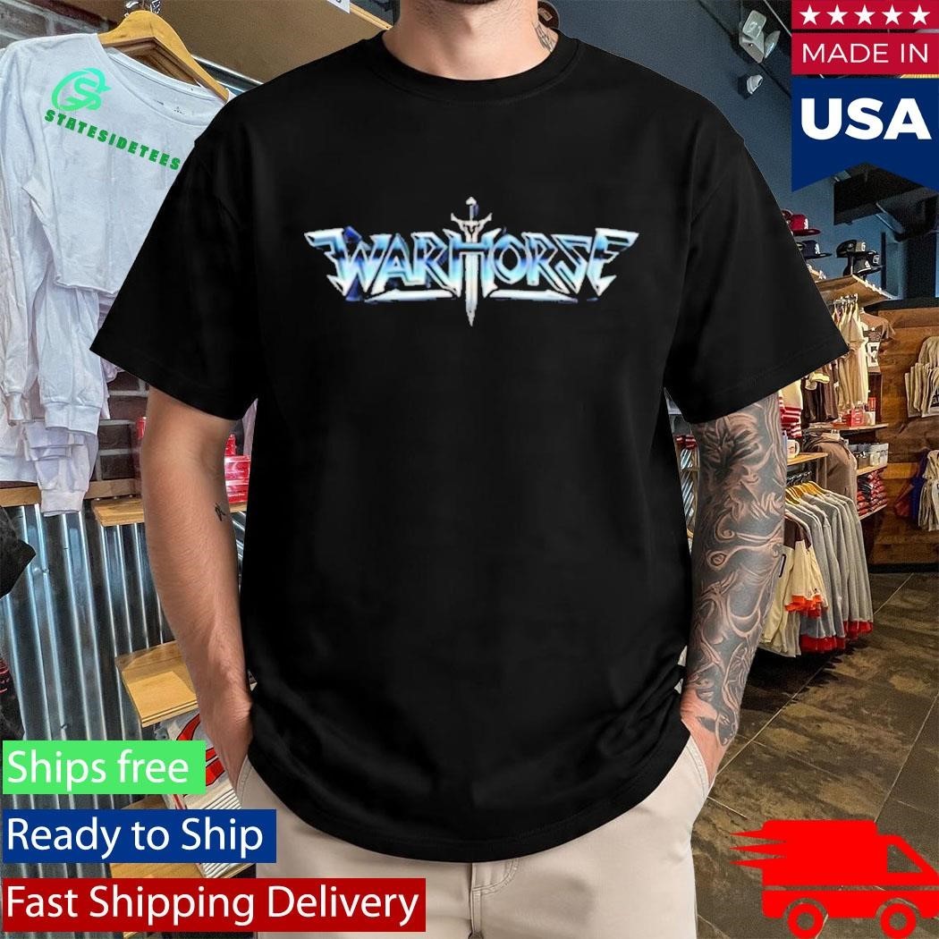 Warhorse Logo Blue Shirt Unisex , , , Long Sleeve Tee