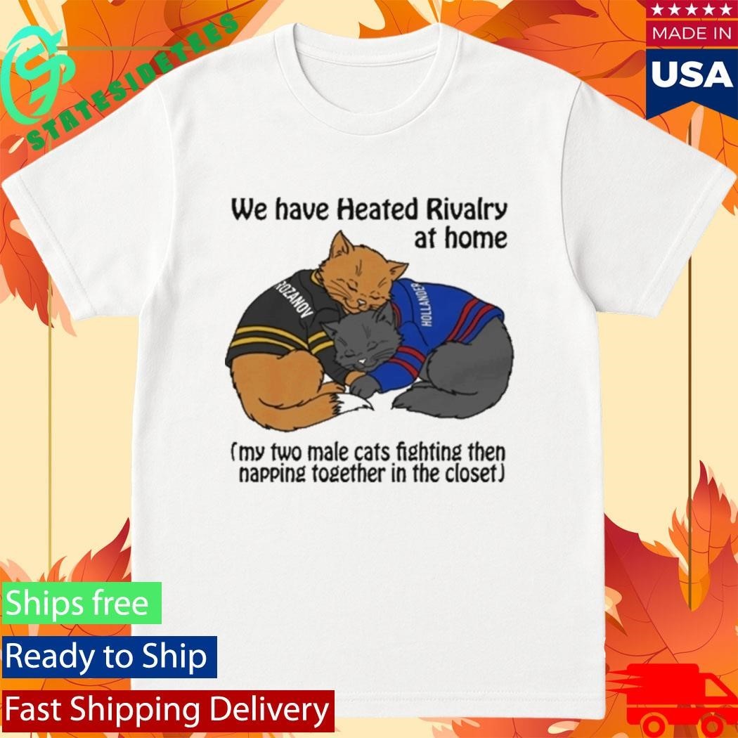 We Have Heated Rivalry At Home Cat Shirt Unisex , , , Long Sleeve Tee