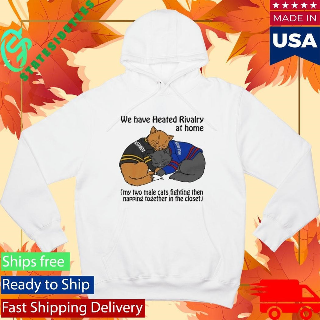 We Have Heated Rivalry At Home Cat Shirt Unisex , , , Long Sleeve Tee
