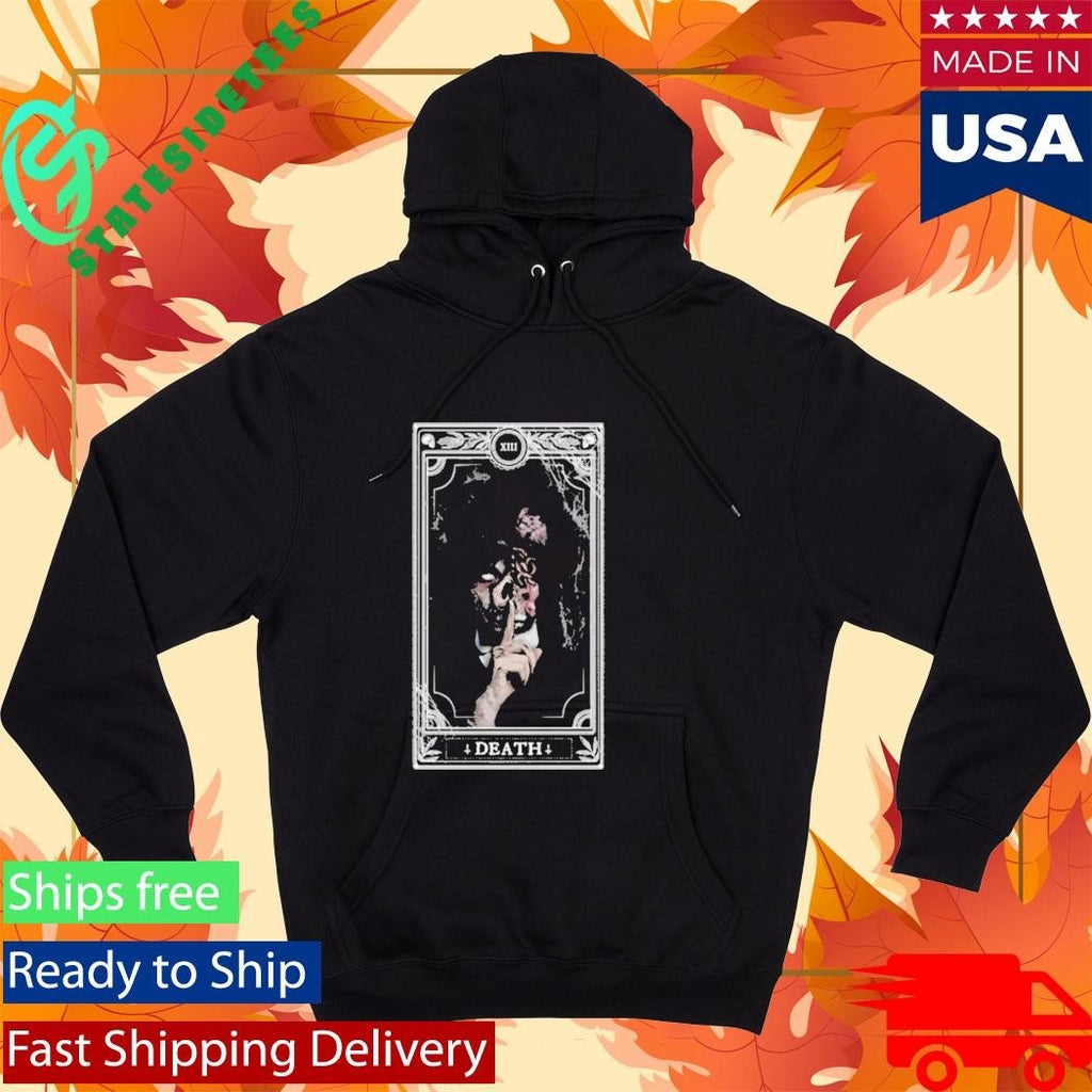 Wednesday Addams Death Tarot Card Xiii Gothic Shirt Unisex , , , Long Sleeve Tee