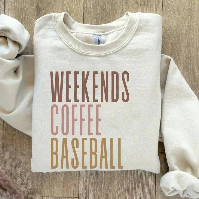 Weekends Coffee Baseball Baseball Mom Baseball Lover Baseball Baseball T-Shirts