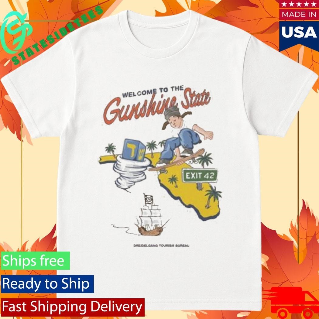 Welcome To The Gunshine State Shirt Unisex , , , Long Sleeve Tee