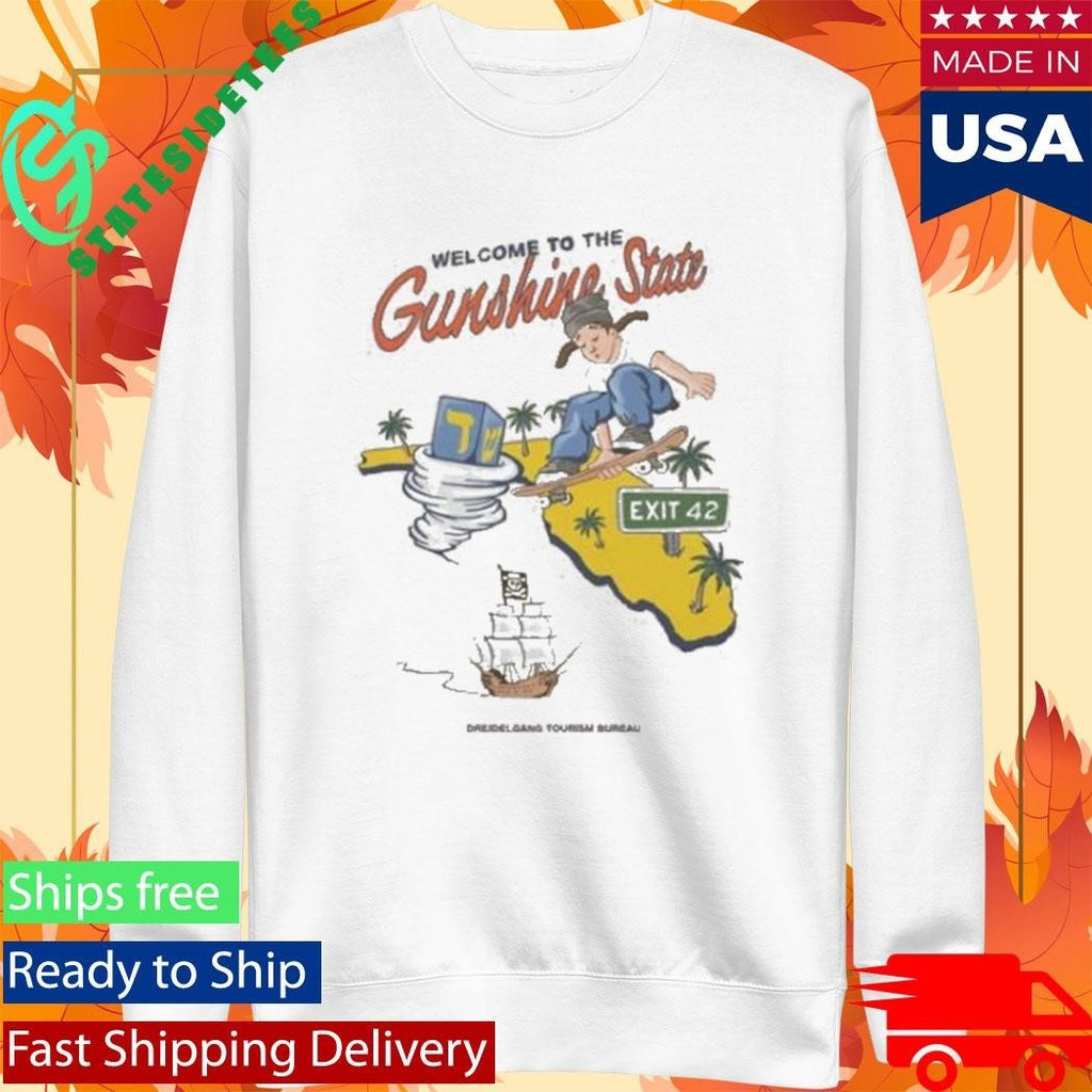Welcome To The Gunshine State Shirt Unisex , , , Long Sleeve Tee