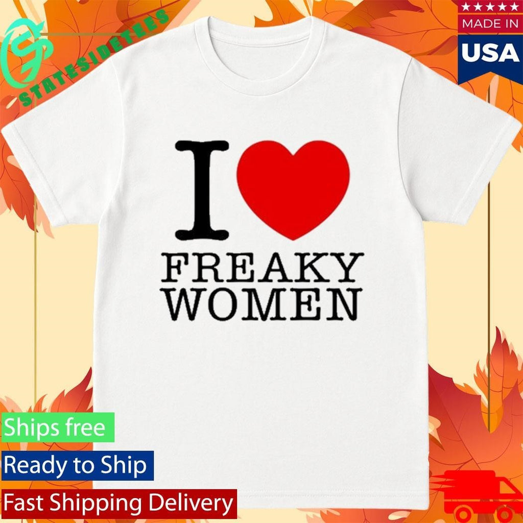 Wendeeluvz I Heart Freaky Women Shirt Unisex , , , Long Sleeve Tee
