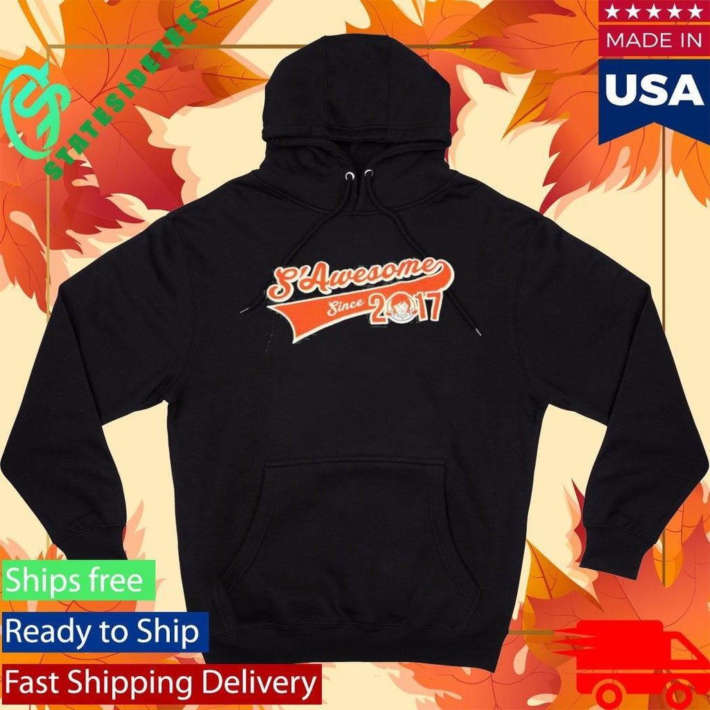 Wendys S Awesome Since 2017 Shirt Unisex , , , Long Sleeve Tee
