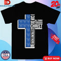 West Virginia Mountaineers I Can Do All Things Through Christ Who Strengthen Me Unisex , , , Long Sleeve Tee
