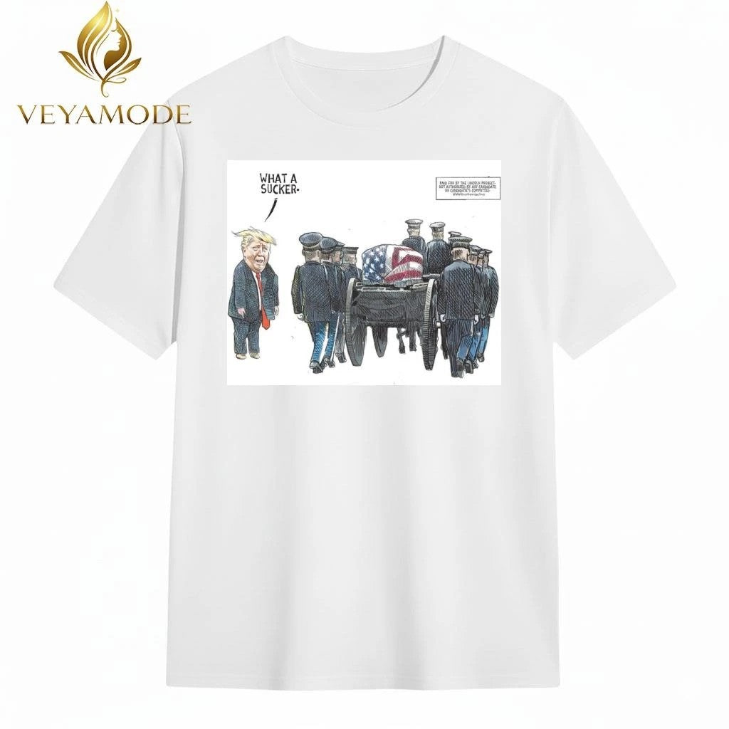 What a sucker Trump American soldier’s coffin tee Unisex , , , Long Sleeve Tee