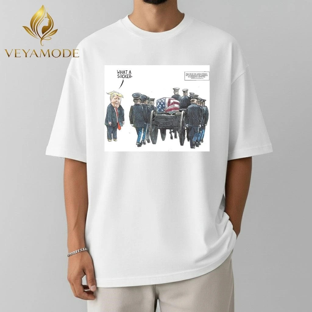 What a sucker Trump American soldier’s coffin tee Unisex , , , Long Sleeve Tee