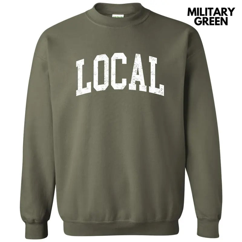 White Local Varsity Letter 'NLB' T-Shirts