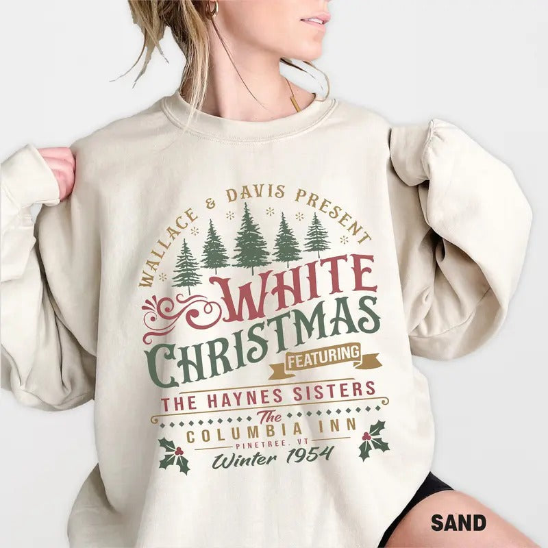 White Movie Wallace Davis Haynes Sisters White Movie 1954 Womenswear T-Shirts