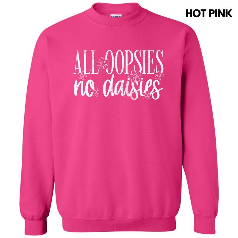 White Oopsie Daisies 'NLB' T-Shirts