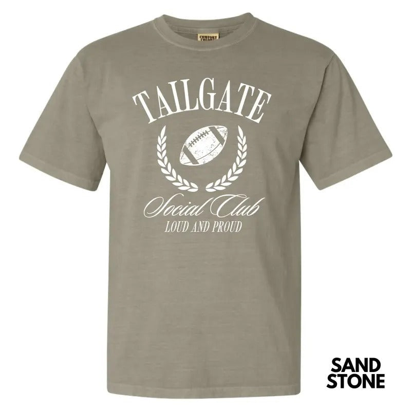 White Tailgate Social Club Comfort Colors 'NLB' T-Shirts