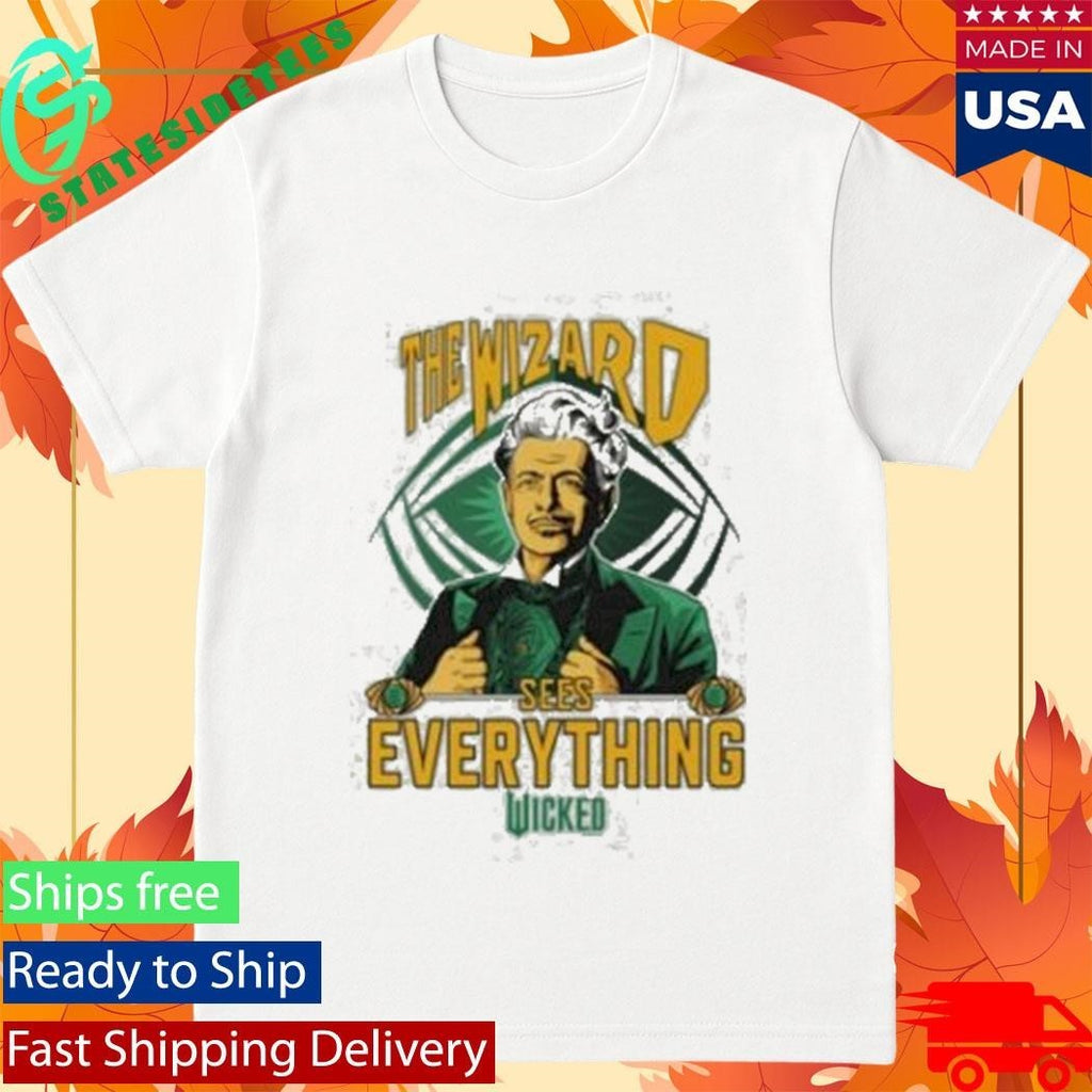 Wicked For Good The Wizard Sees Everything Shirt Unisex , , , Long Sleeve Tee