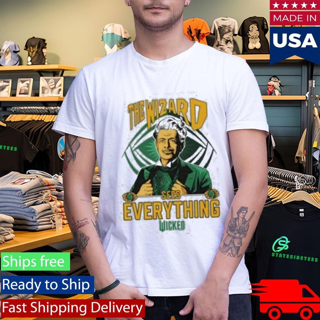 Wicked For Good The Wizard Sees Everything Shirt Unisex , , , Long Sleeve Tee