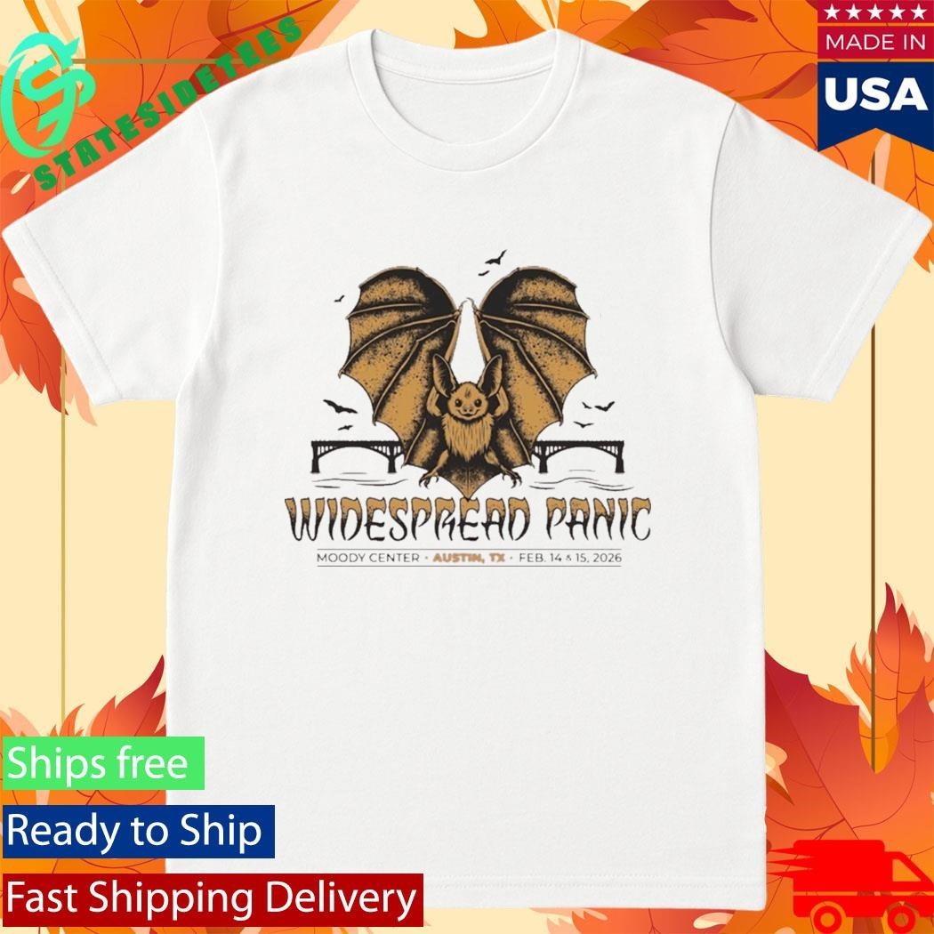Widespread Panic 2026 Austin Tx Event Bat Shirt Unisex , , , Long Sleeve Tee