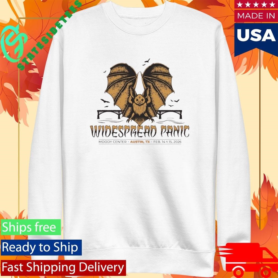 Widespread Panic 2026 Austin Tx Event Bat Shirt Unisex , , , Long Sleeve Tee
