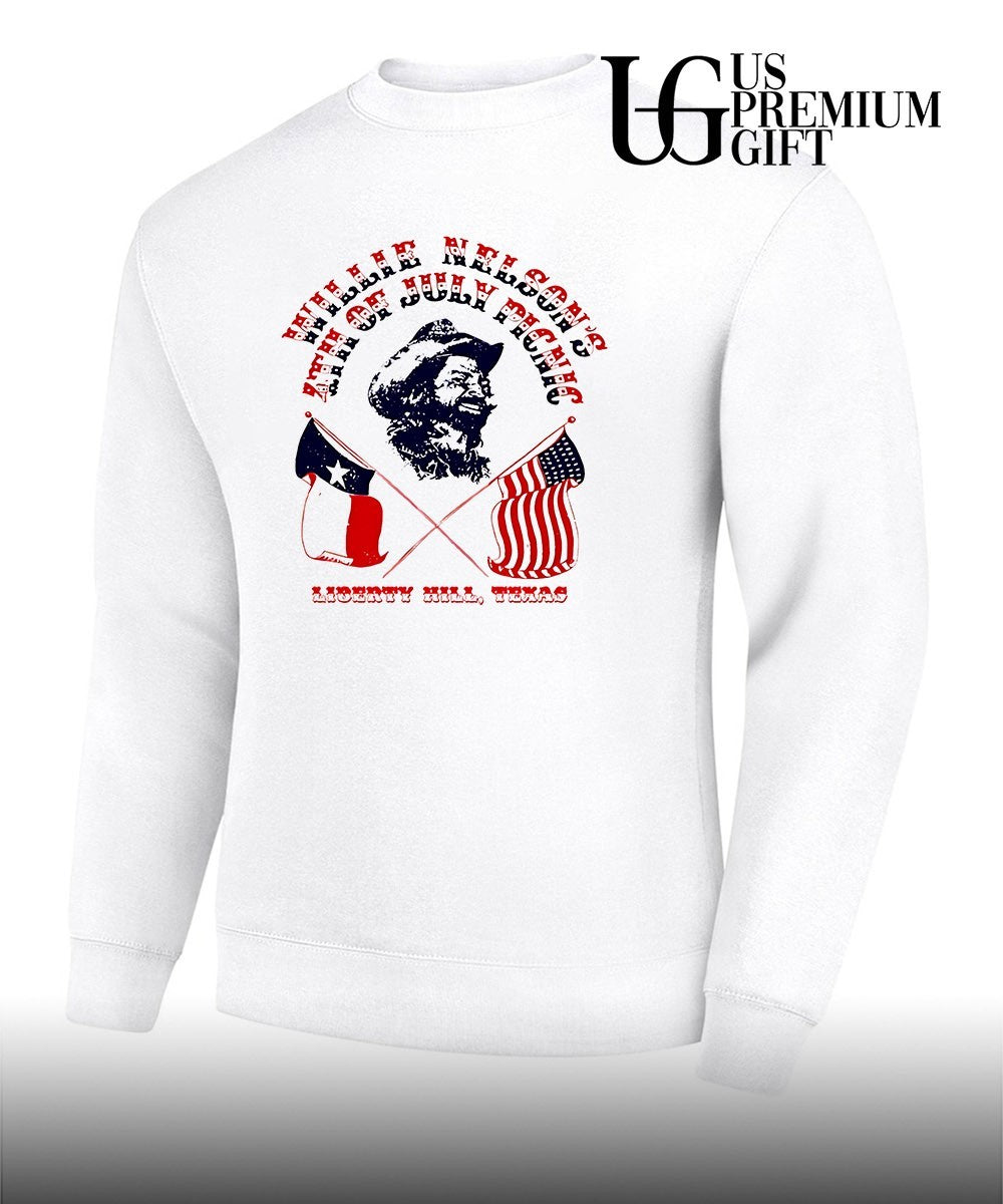 Willie Nelson 1975 4th of July Picnic Band shirt