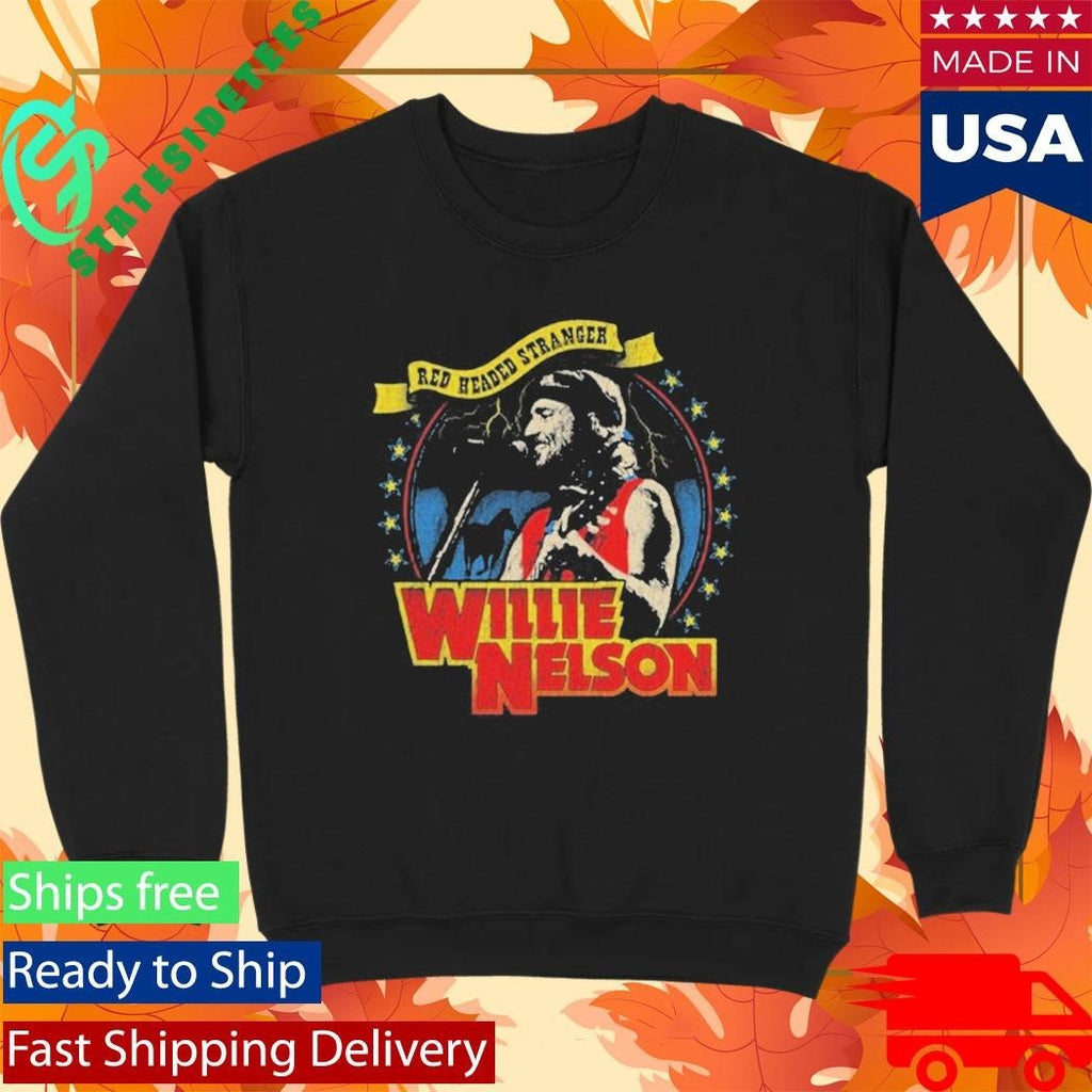 Willie Nelson Red Headed Stranger Shirt Unisex , , , Long Sleeve Tee