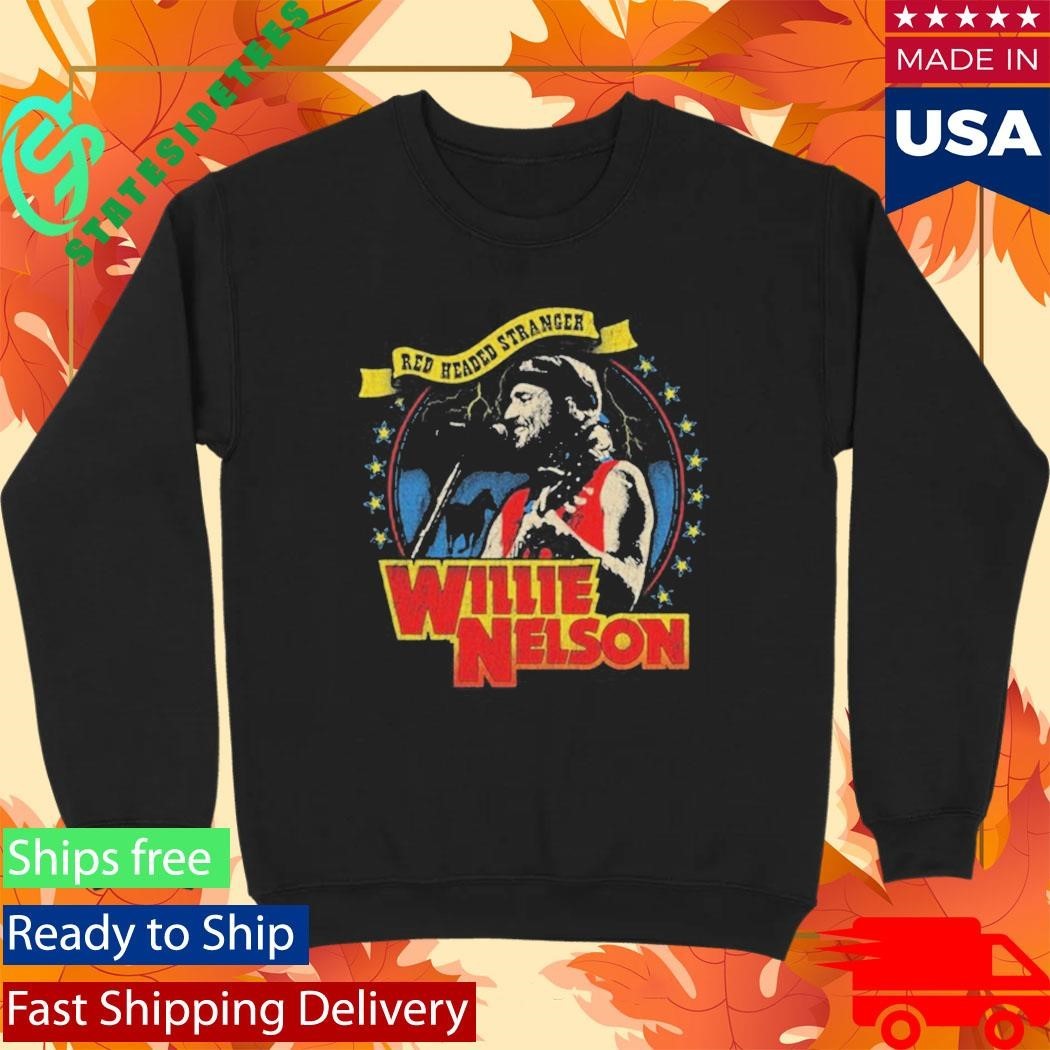 Willie Nelson Red Headed Stranger Shirt Unisex , , , Long Sleeve Tee