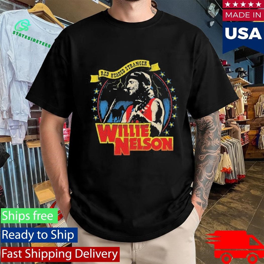 Willie Nelson Red Headed Stranger Shirt Unisex , , , Long Sleeve Tee