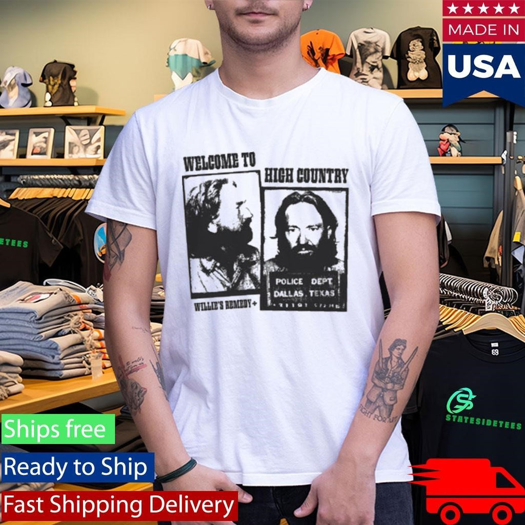 Willie’s Remedy Mugshot Shirt Unisex , , , Long Sleeve Tee
