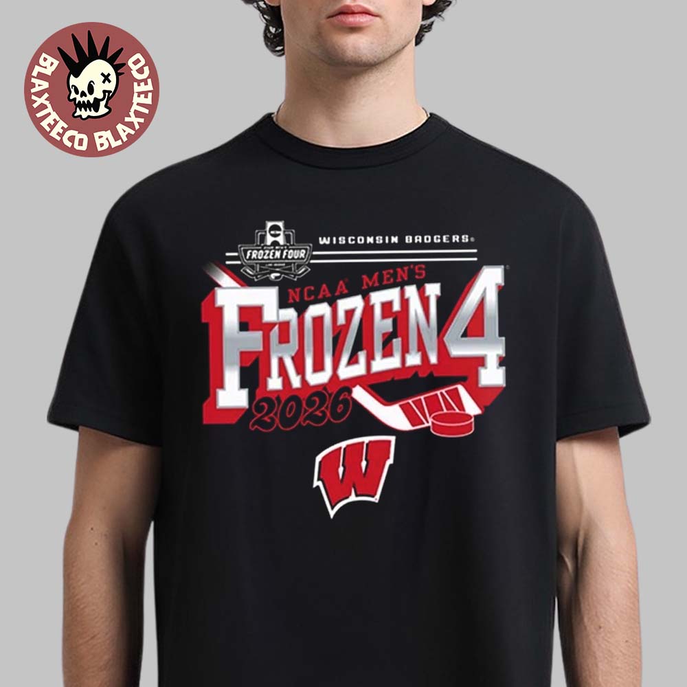 Wisconsin Badgers Hockey 2026 Ncaa Frozen Four Vegas Tee (1)