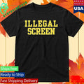 Wise Man Illegal Screen Shirt Unisex , , , Long Sleeve Tee