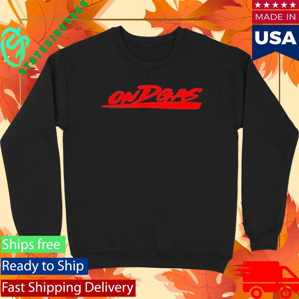 With Red Reflective Ondgas Logo Shirt Unisex , , , Long Sleeve Tee