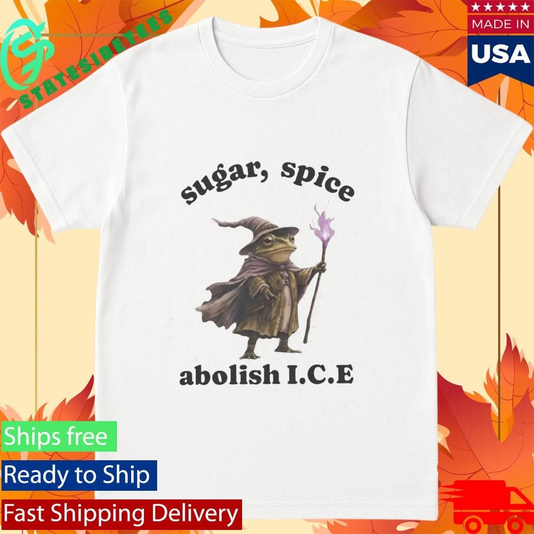 Wizard Frog Sugar Spice Abolish ICE 2026 Shirt Unisex , , , Long Sleeve Tee