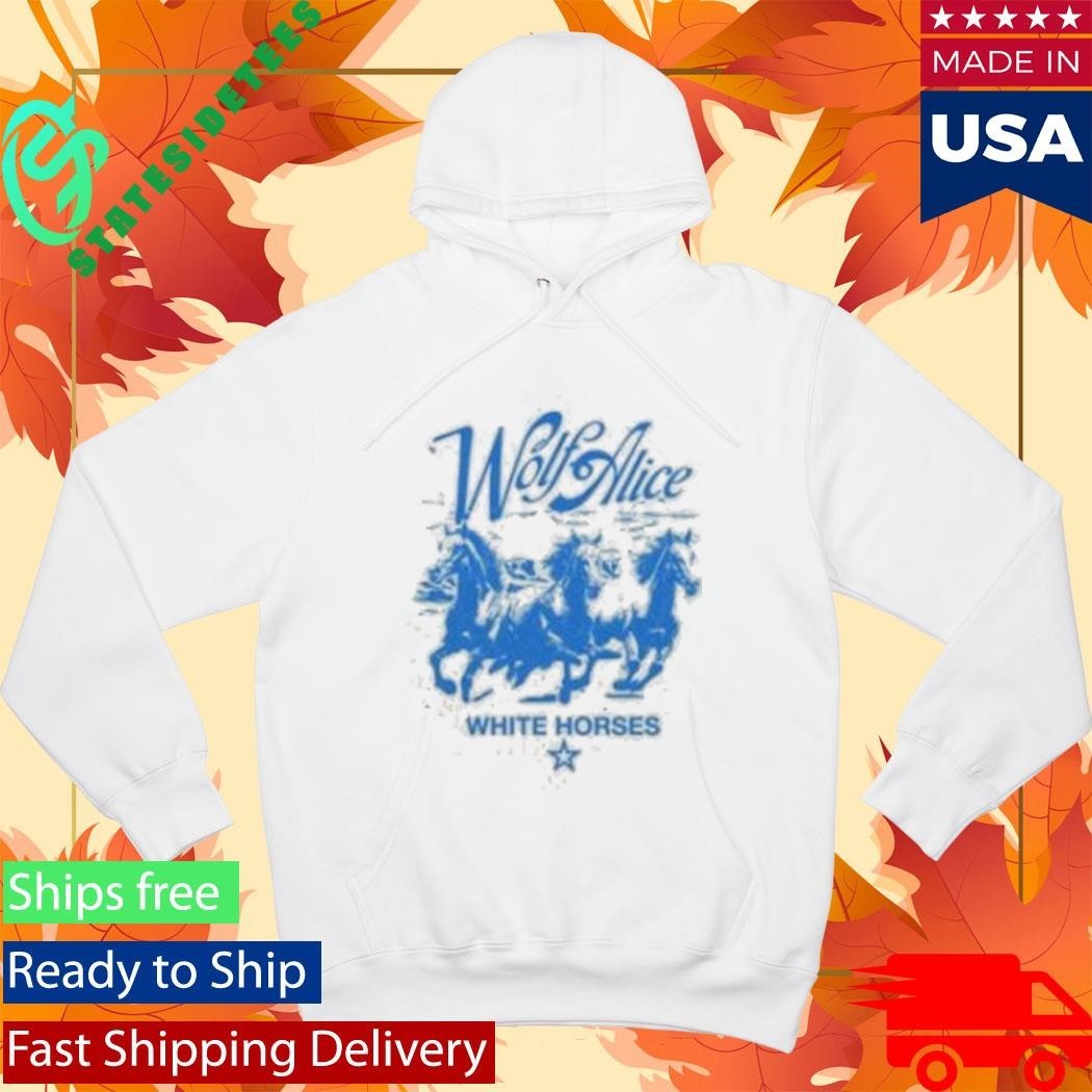 Wolf Alice White Horses Shirt Unisex , , , Long Sleeve Tee