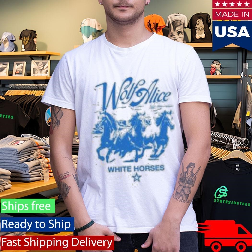 Wolf Alice White Horses Shirt Unisex , , , Long Sleeve Tee