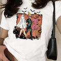 Halloween Themed Round Neck Vintage Casual Short Sleeve Daily Spring & Fall T-Shirts