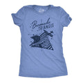 Bermuda Triangle Funny Vintage Retro Novelty Funny Cute Slimming Top Comfortable Light Blue T-Shirts