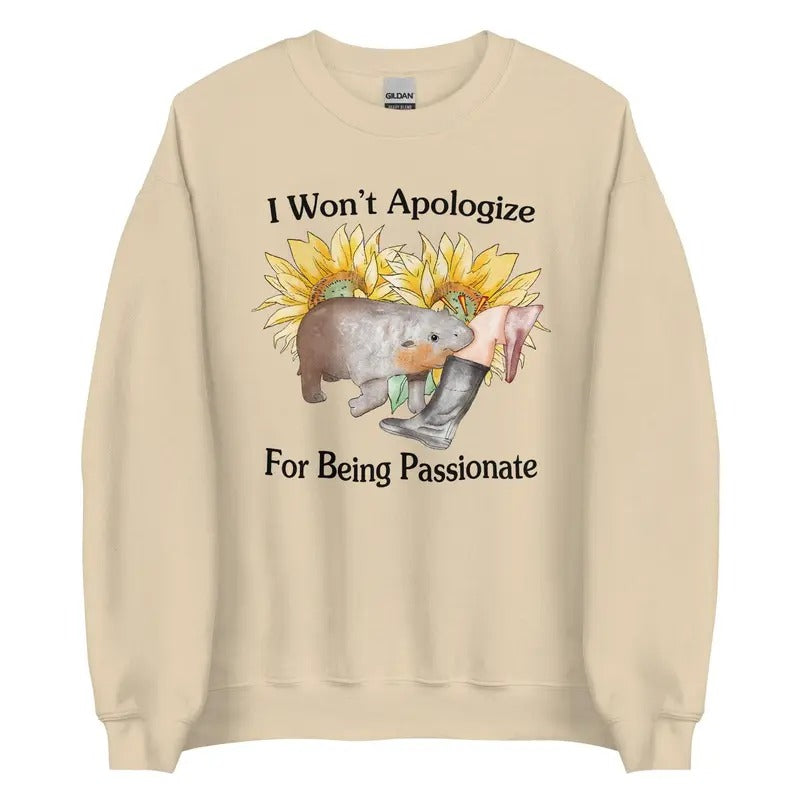 Won'T Apologize Funny Moo Deng T-Shirts