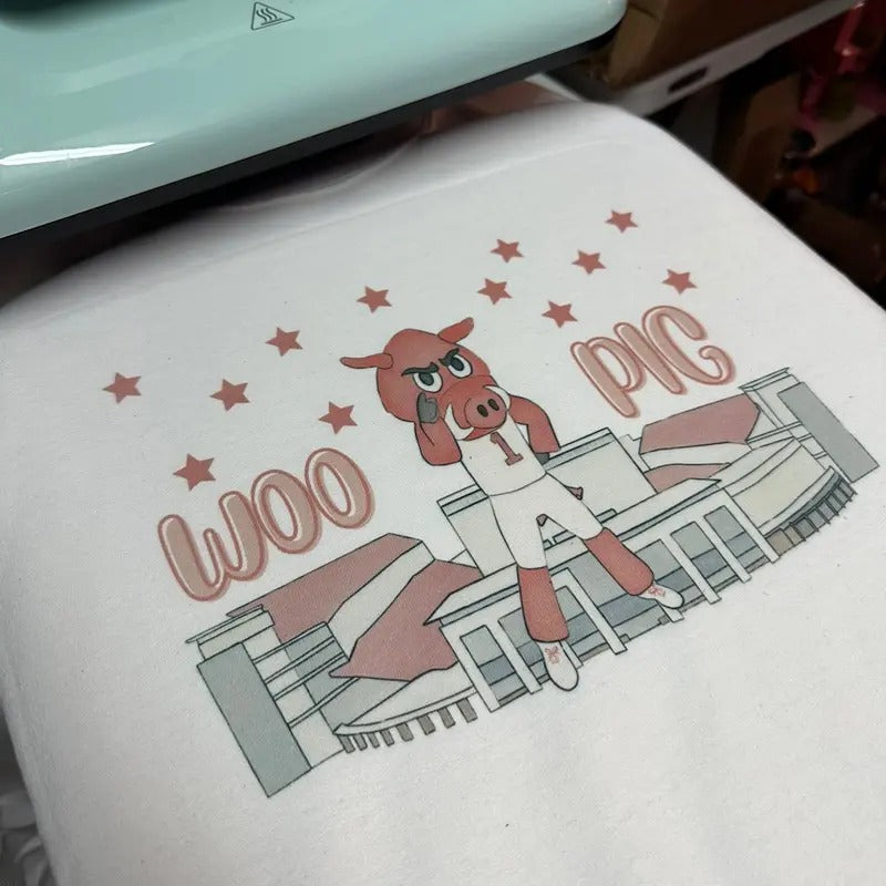 Woo Pig Hog Arkansas Basketball Football Woo Pig T-Shirts