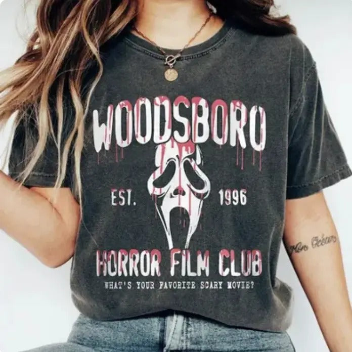 Wood Horror Scary Halloween Spooky Season Scream Ghos Vintage Halloween Horror Movie Scream Scary Horror Movie Halloween Party Hg (1)