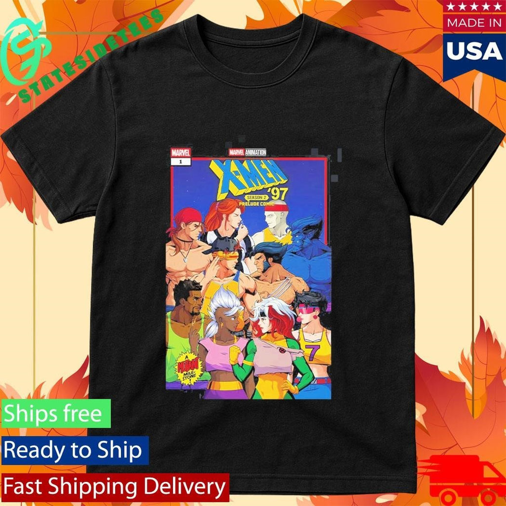 X-Men 97 Season 2 Prelude Comic Issue 1 A Mutant Milestone Comic Cover Unisex , , , Long Sleeve Tee