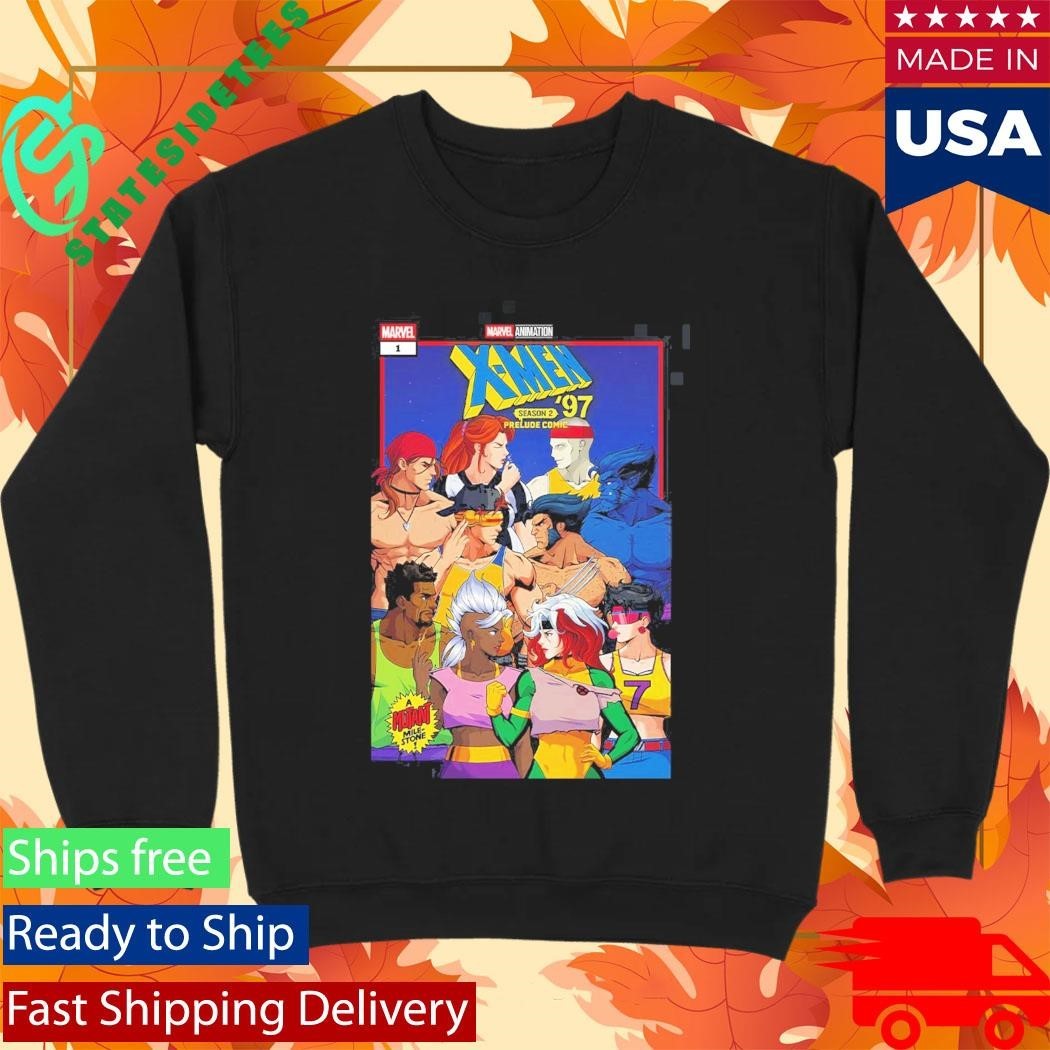 X-Men 97 Season 2 Prelude Comic Issue 1 A Mutant Milestone Comic Cover Unisex , , , Long Sleeve Tee