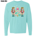 Yarn Nutcracker Scene Comfort Colors Long Sleeve 'NLB' T-Shirts