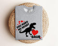 You Make My Heart Saur Shirt Cute Dinosaur Heart Valentine Shirt T-Shirts