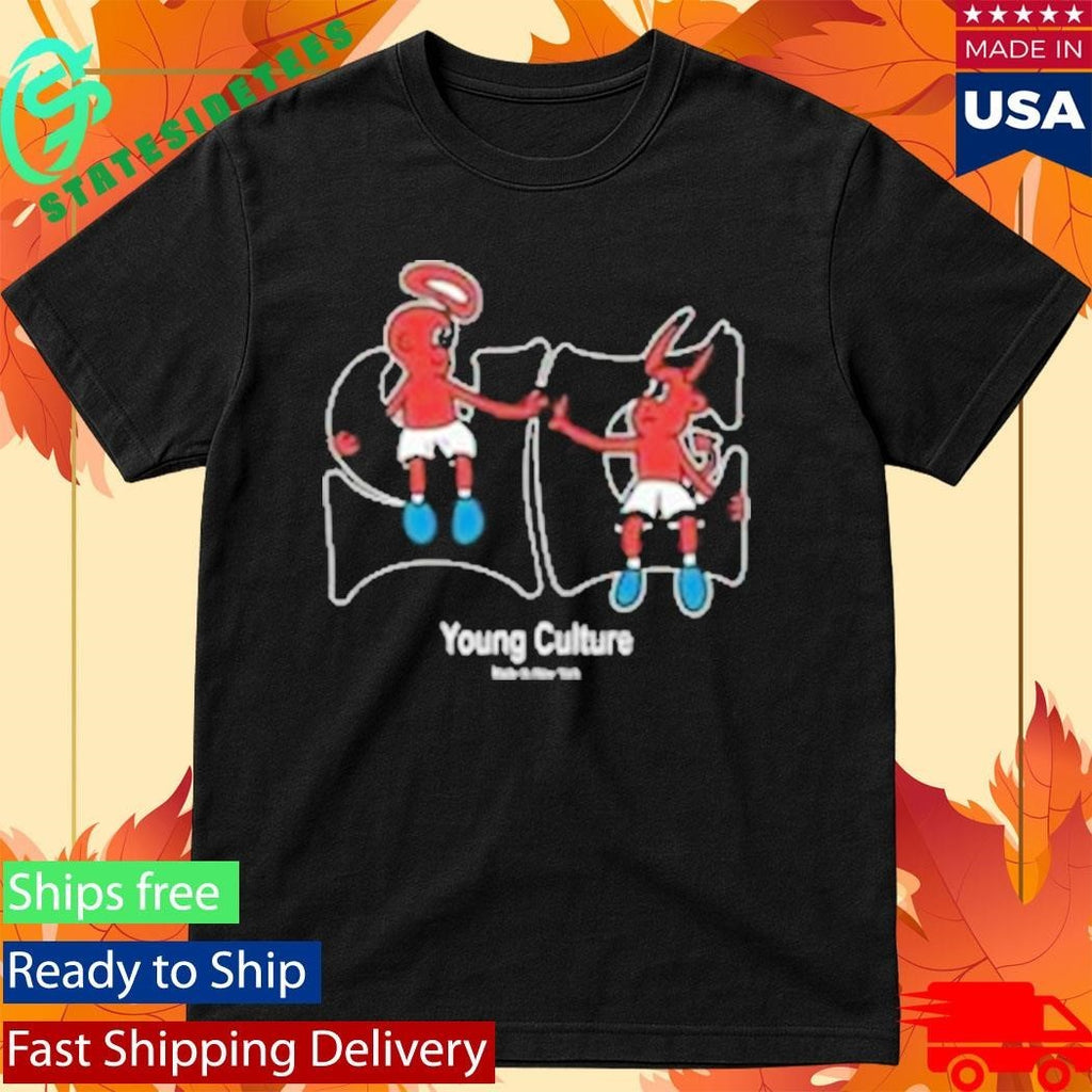 Young Culture Best Buds Black Shirt Unisex , , , Long Sleeve Tee