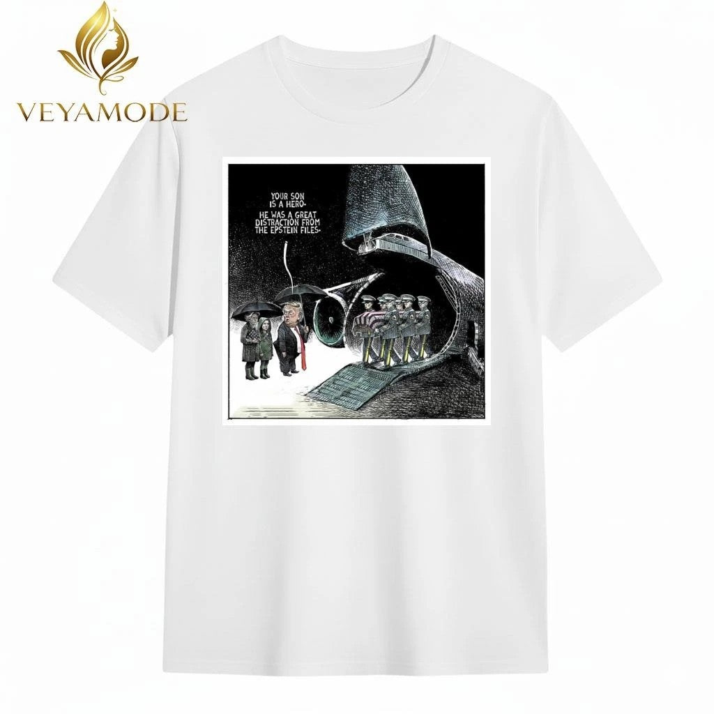 Your son is a hero He was a great distraction from the Epstein files Trump tee Unisex , , , Long Sleeve Tee
