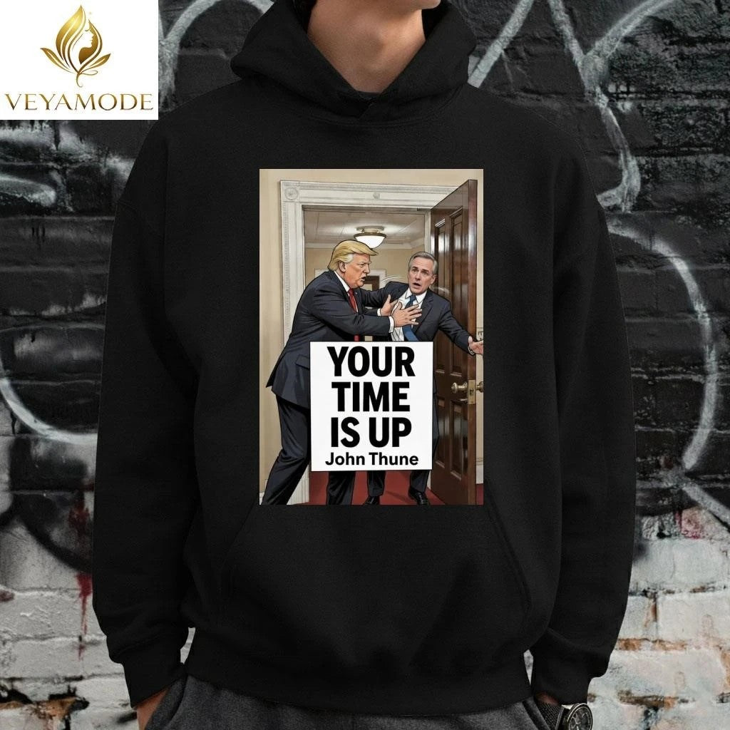 Your time is up John Thune Trump tee Unisex , , , Long Sleeve Tee