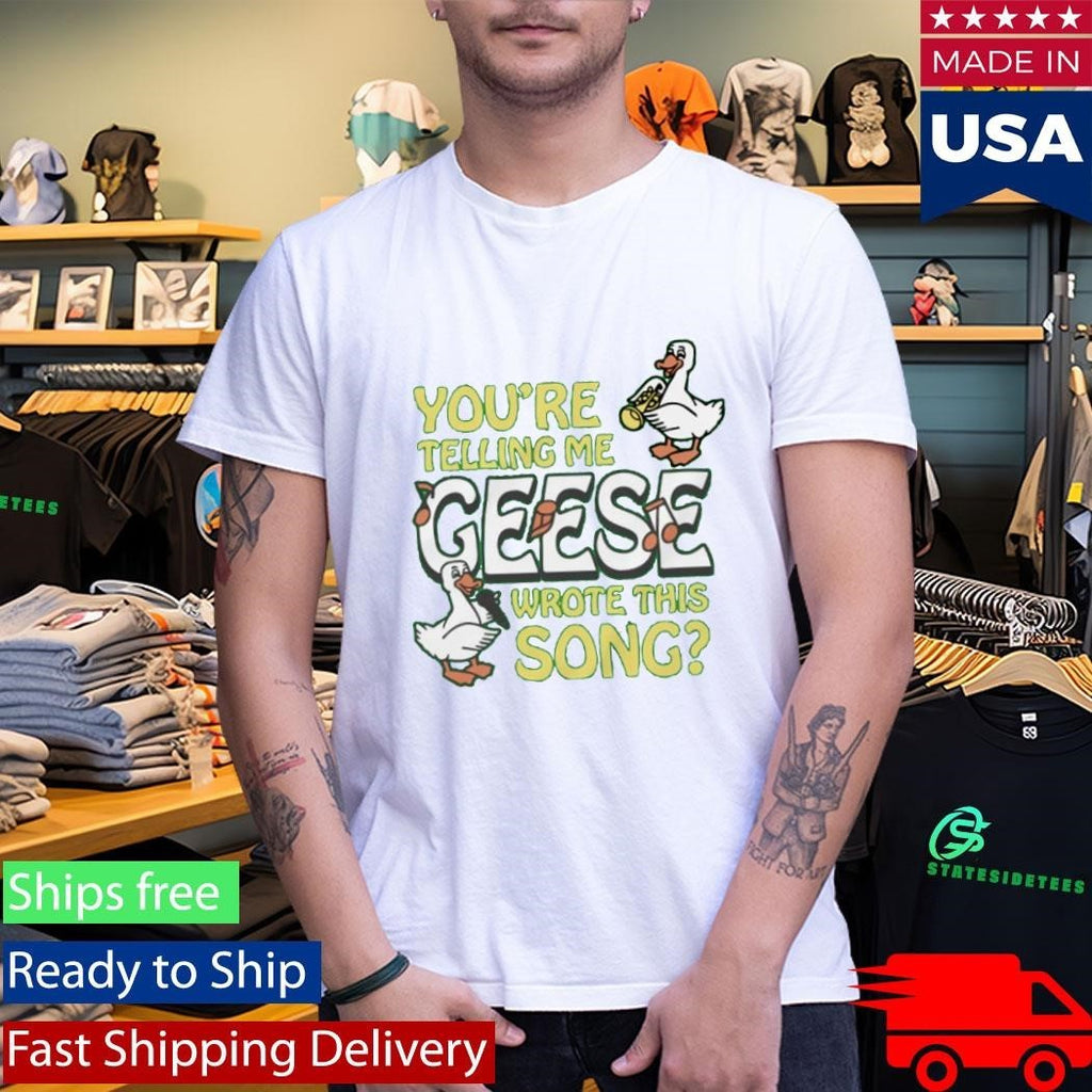 You’re Telling Me Geese Wrote This Song Shirt Unisex , , , Long Sleeve Tee
