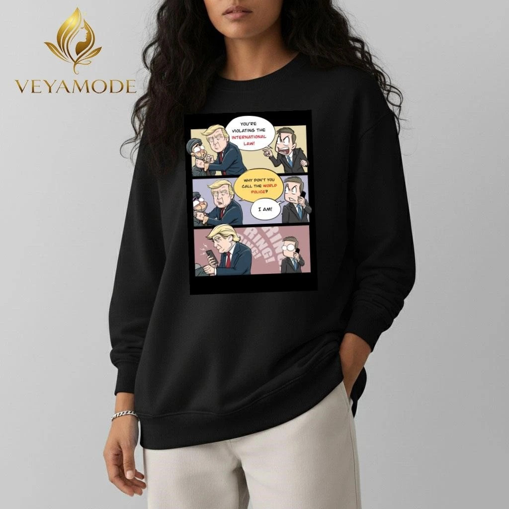 You’re violating the International Law Trump tee Unisex , , , Long Sleeve Tee