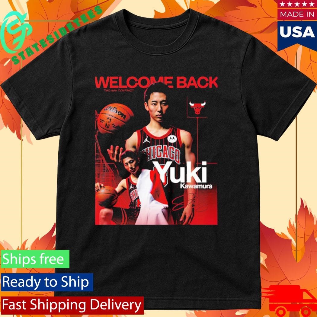 Yuki Kawamura Welcome Back Chicago Bulls Two Way Contract Shirt Unisex , , , Long Sleeve Tee