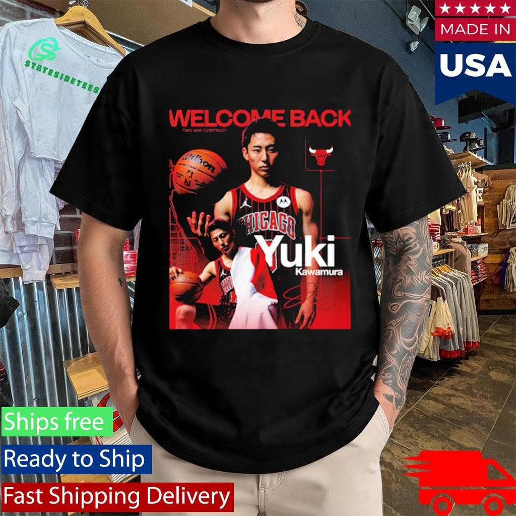 Yuki Kawamura Welcome Back Chicago Bulls Two Way Contract Shirt Unisex , , , Long Sleeve Tee